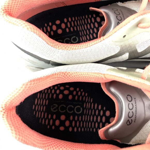 Ecco Women's Size 40 (9-9.5) Performance Biom Fjuel Racer Silver Green Shoes - Picture 12 of 15